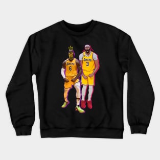 Lebron and Anthony Davis : king and Ad Crewneck Sweatshirt